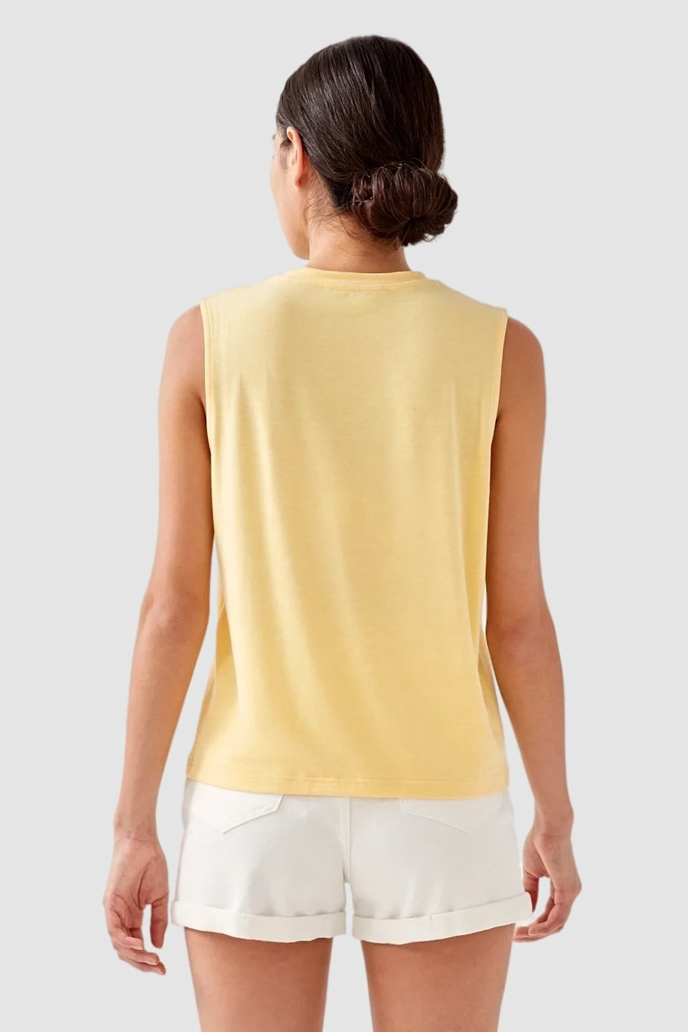 Coral Yellow Top