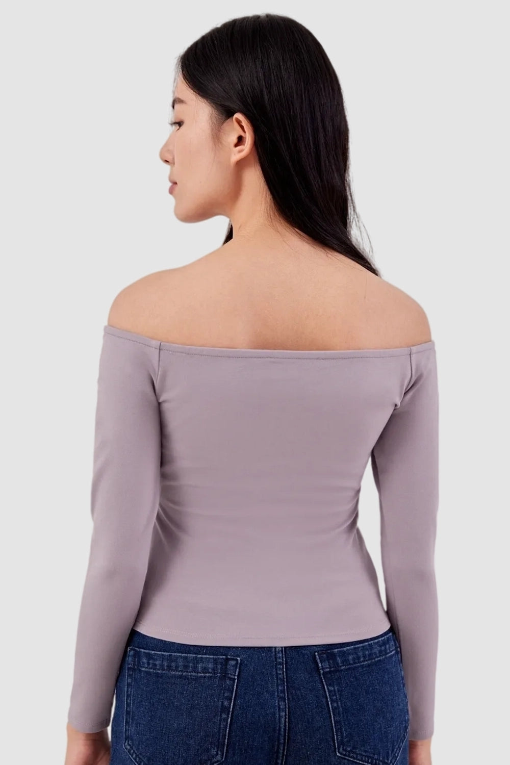 Fossil Lavender Top