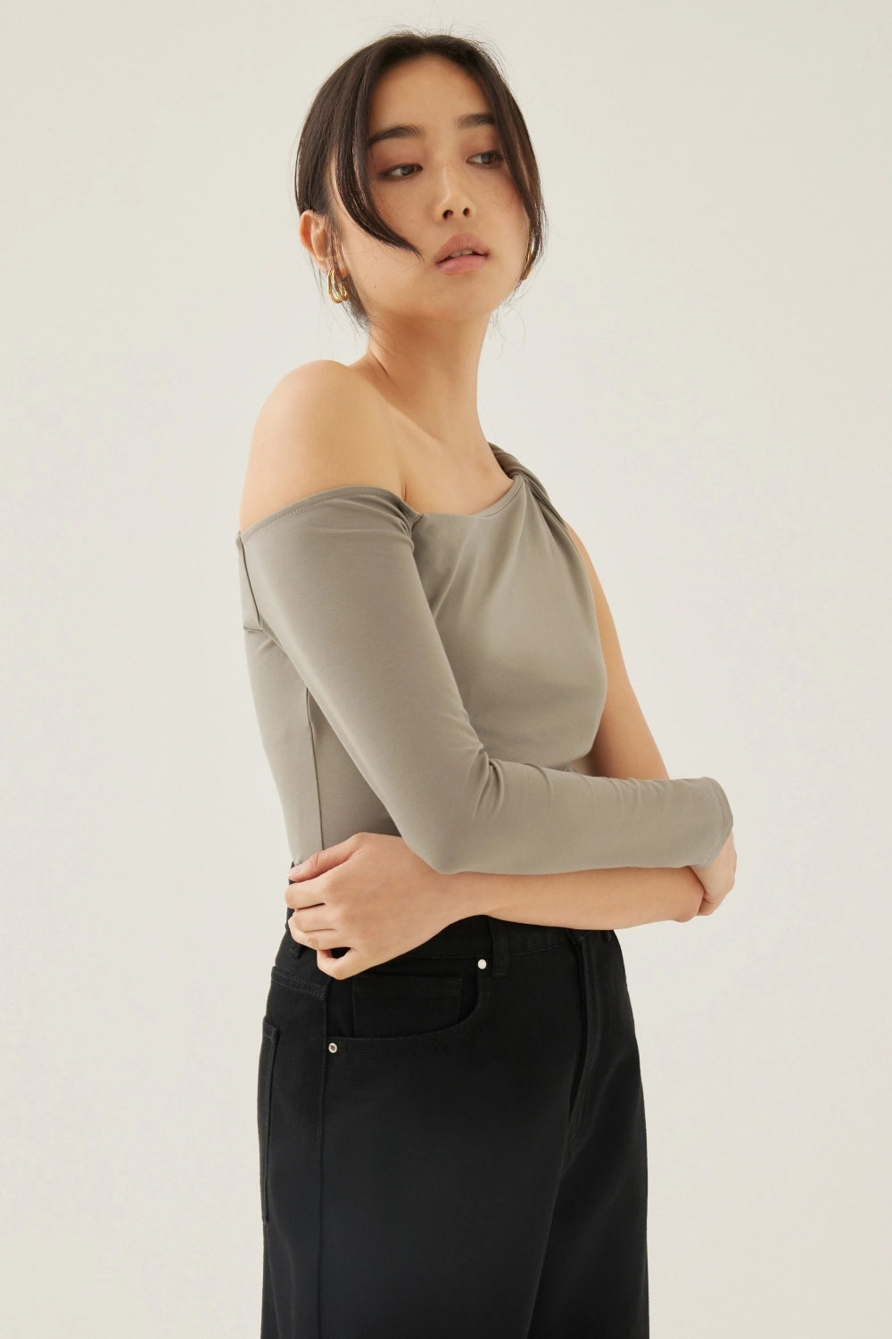 Crater Light Grey Top