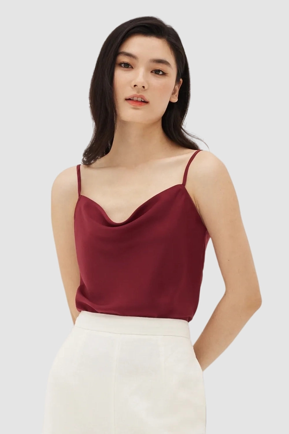 Stone Maroon Top