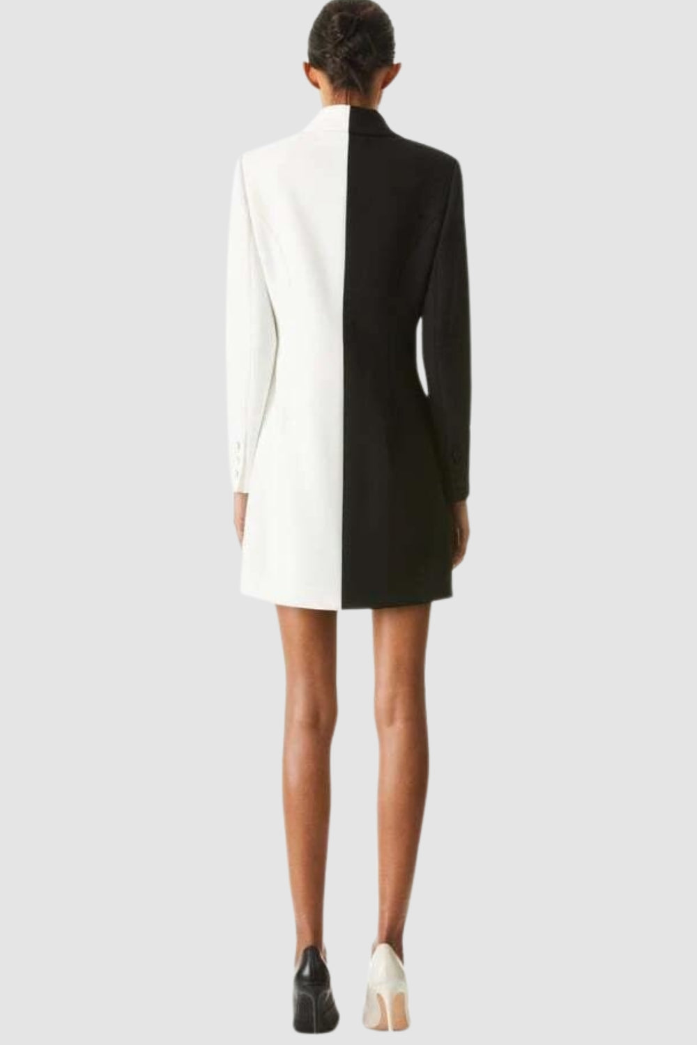 Meet Me Contrast Blazer Dress