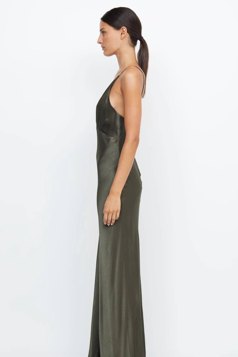 Gossamer Dark Olive Dress