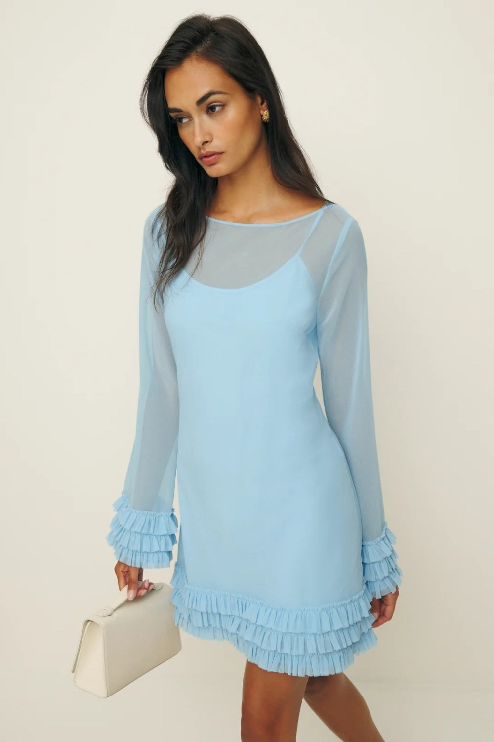 Haze baby blue Dress