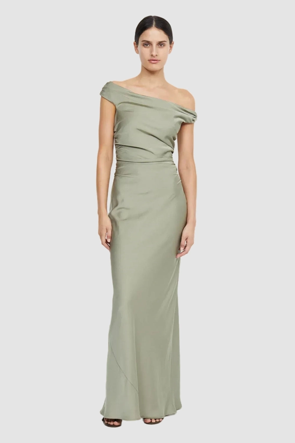 Pastoral Pearl Green Dress