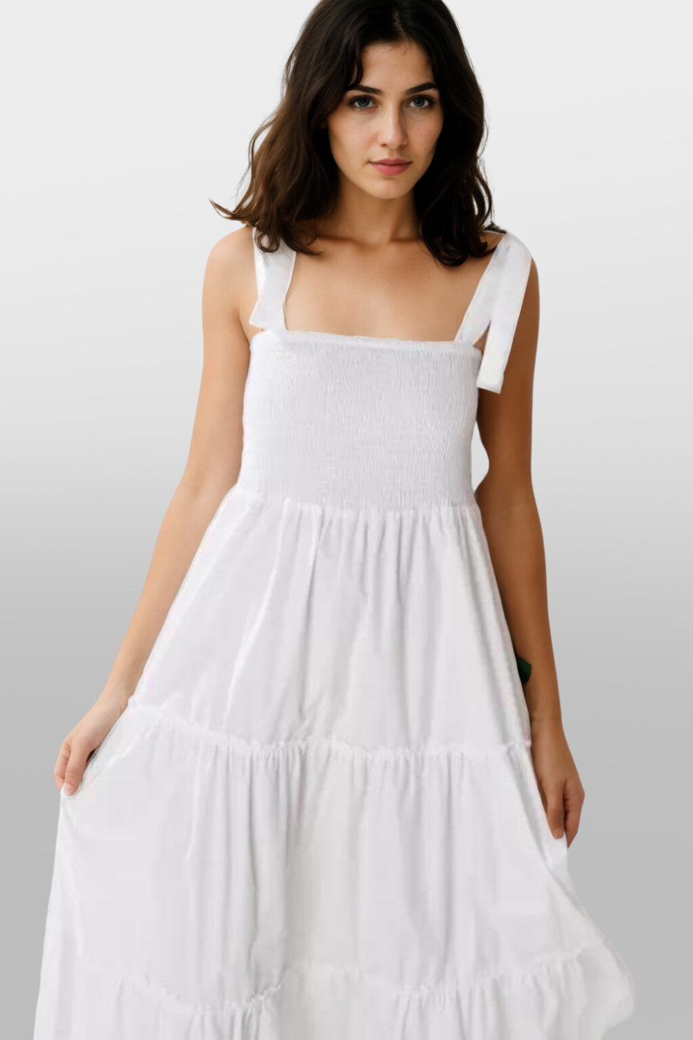 Blank Moment White Dress