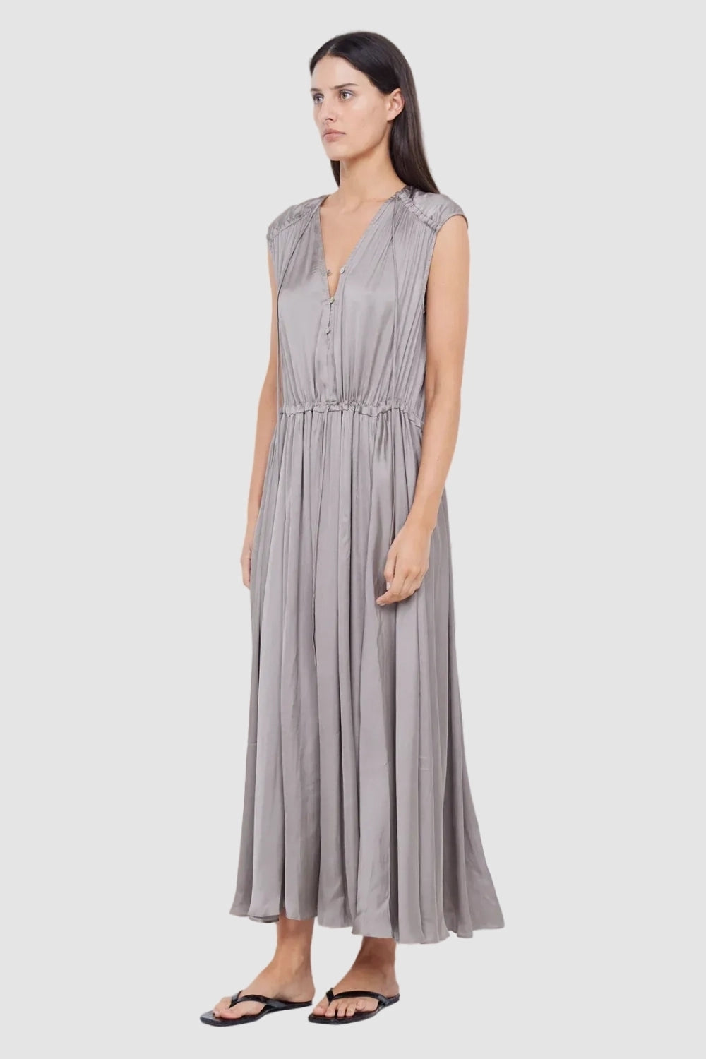 Reserve Metalic Grey Dress