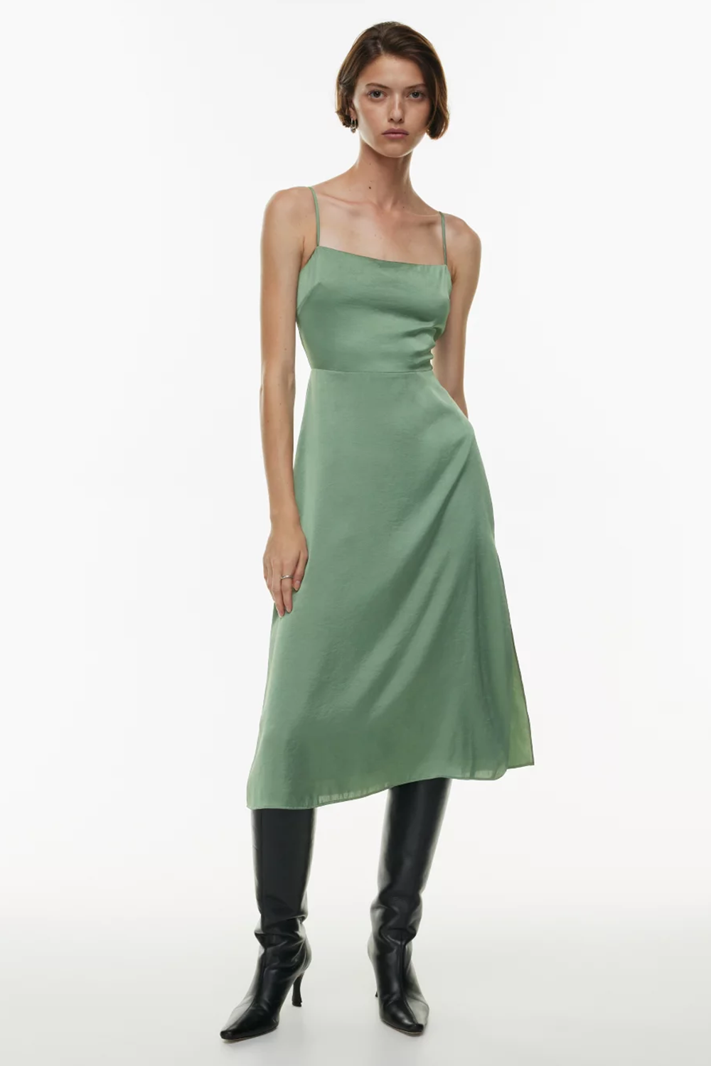 Silhouette Green Dress