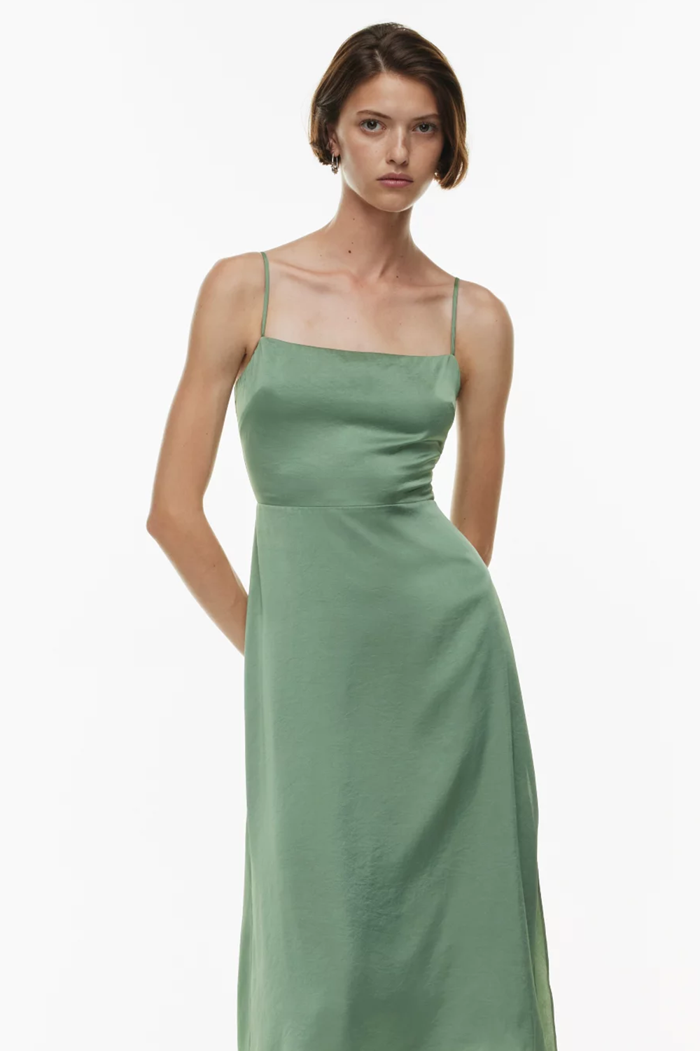 Silhouette Green Dress