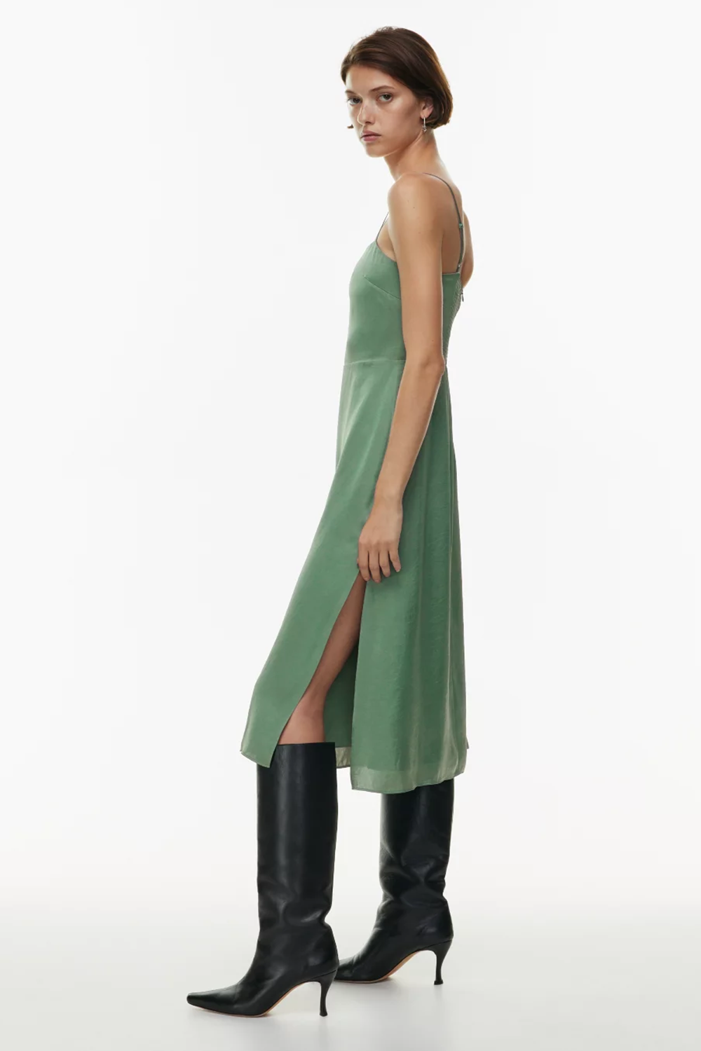 Silhouette Green Dress