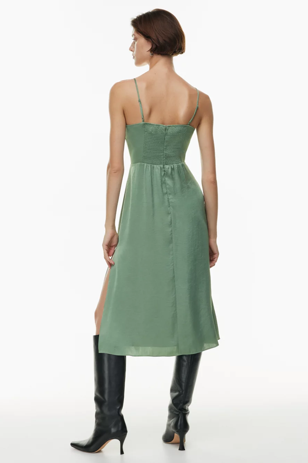 Silhouette Green Dress