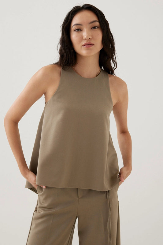 Helsinki Khaki Top