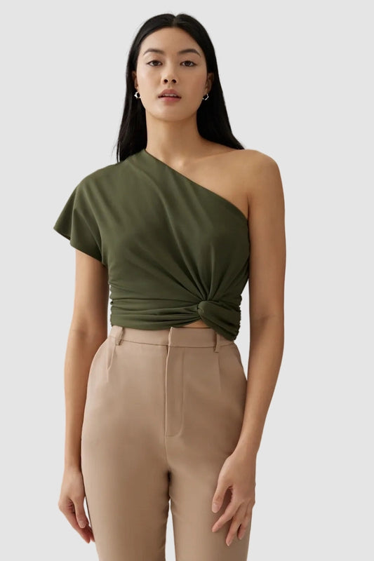 Sydney Olive Top