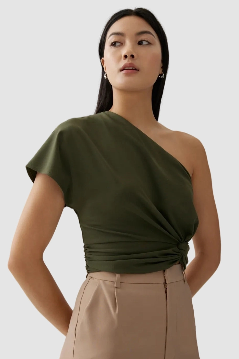 Sydney Olive Top