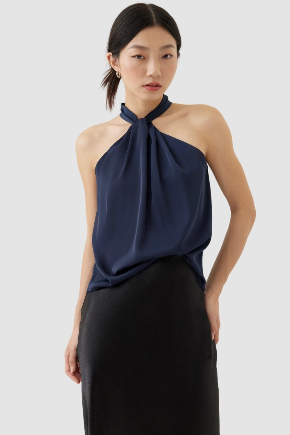 Beijing Navy Blue Top