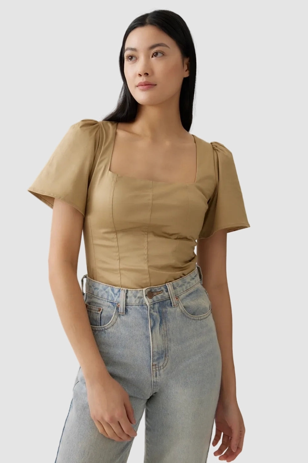 Warsaw Beige Top