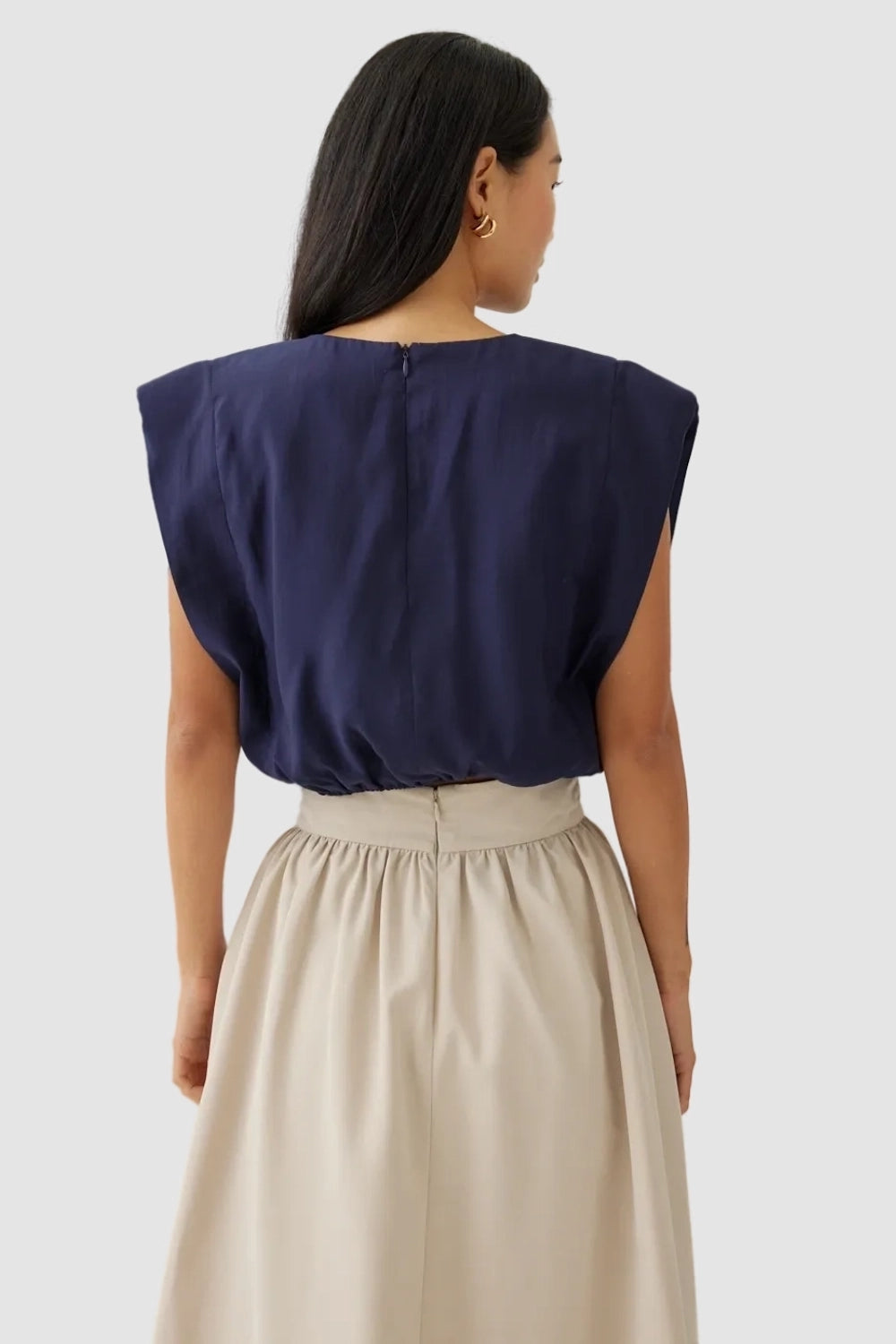 Oslo Navy Blue Top