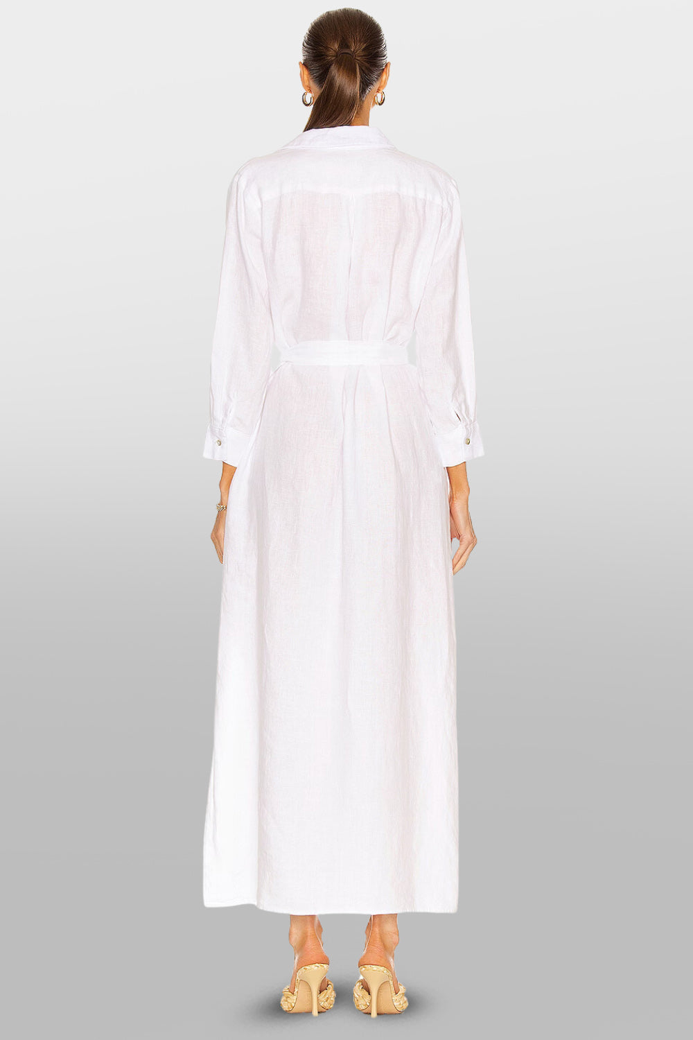 Fairytaled White Shirt Dress